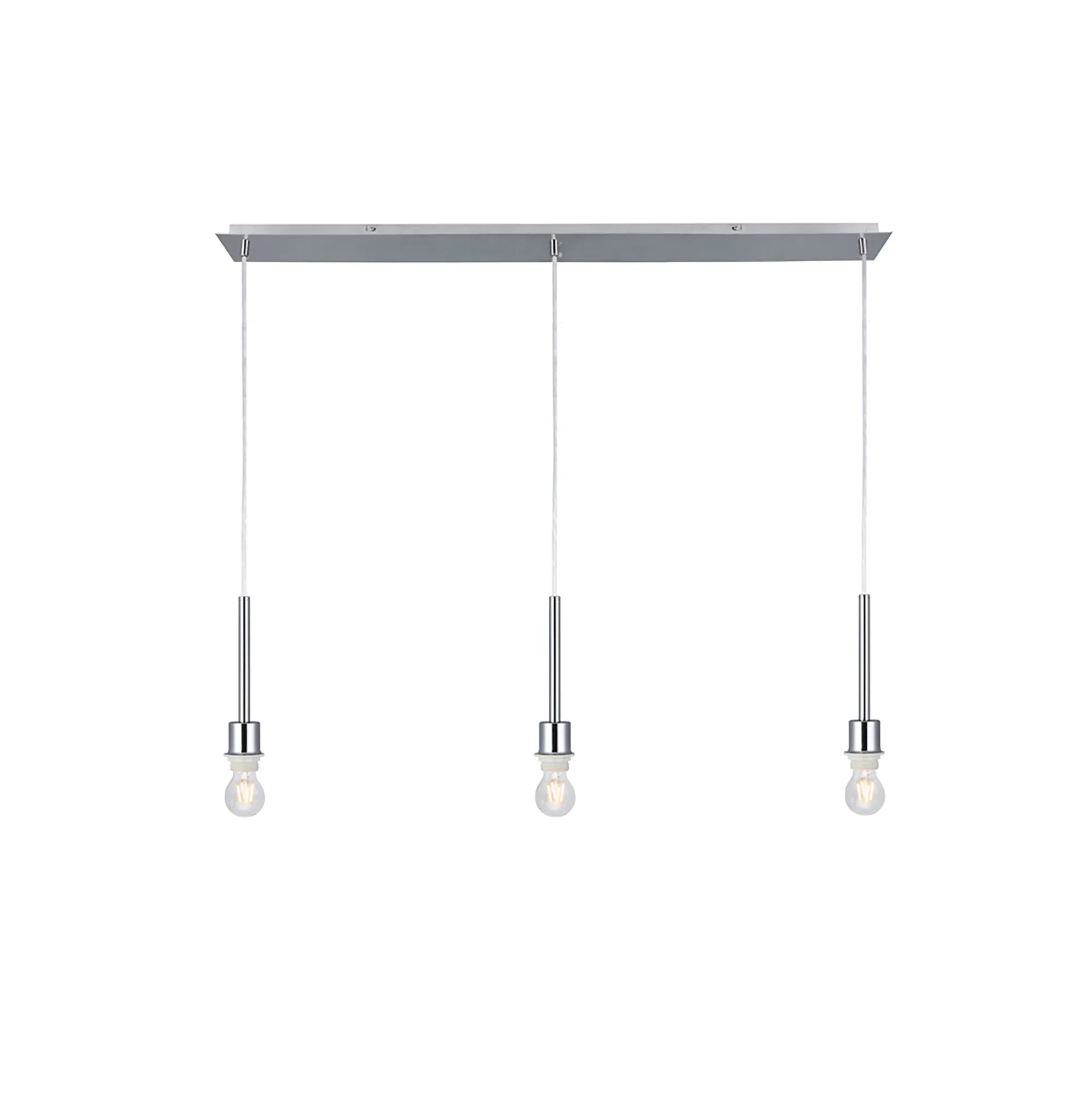 D0342  Baymont 3m Linear Pendant 3 Light Polished Chrome